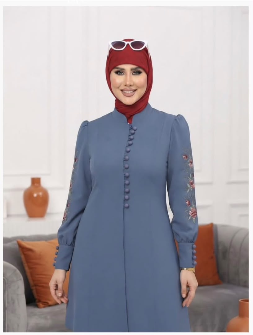 EGYPT  ABAYA Buttoned