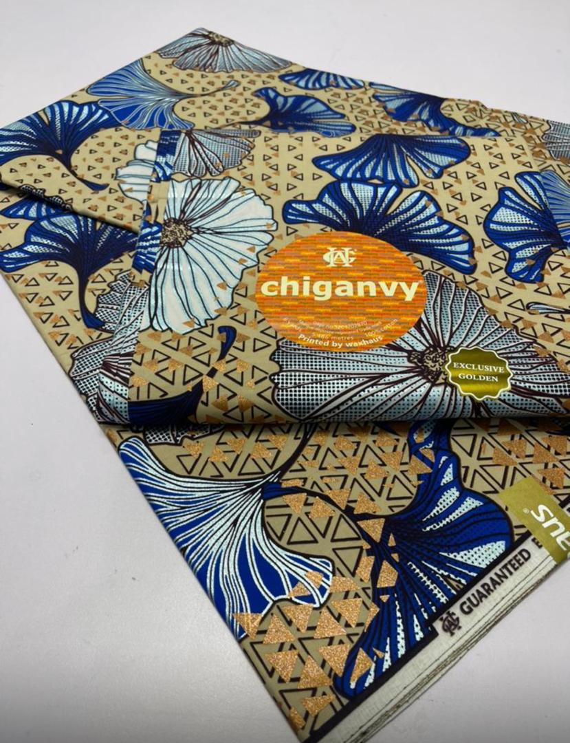 Chiganvy Exclusive Golden. 100% Cotton.